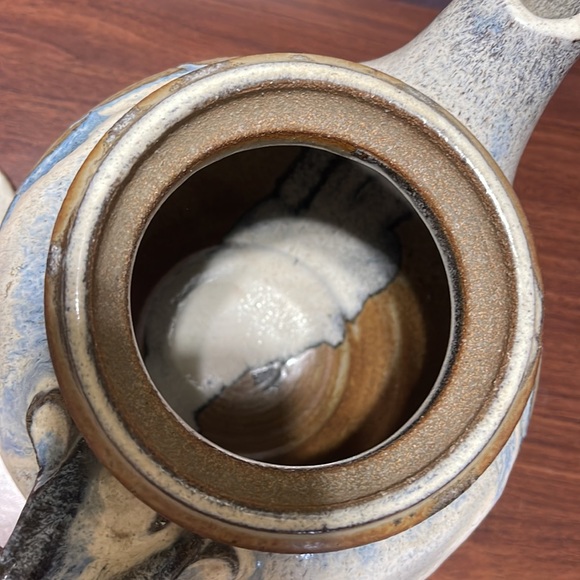 Handmade Stoneware Tea Kettle - Picture 5 of 13